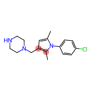 3-(Piperazinomethyl)-1-(4-chlorophenyl)-2,5-dimethyl-1H-pyrrole