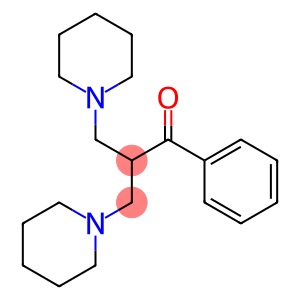 1-Phenyl-2-(piperidinomethyl)-3-piperidino-1-propanone