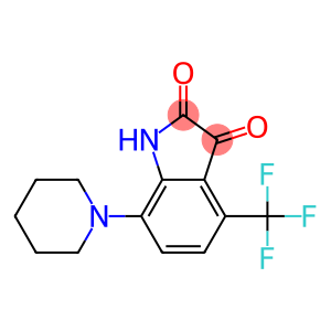 7-piperidin-1-yl-4-(trifluoromethyl)-1H-indole-2,3-dione