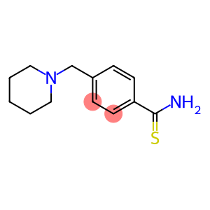 4-(piperidin-1-ylmethyl)benzenecarbothioamide