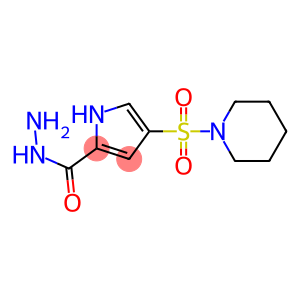 4-(piperidin-1-ylsulfonyl)-1H-pyrrole-2-carbohydrazide