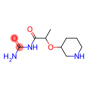 [2-(piperidin-3-yloxy)propanoyl]urea