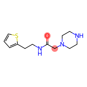 2-(piperazin-1-yl)-N-[2-(thiophen-2-yl)ethyl]acetamide