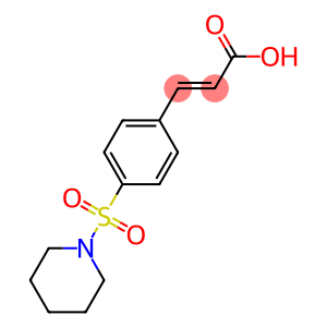 3-[4-(piperidine-1-sulfonyl)phenyl]prop-2-enoic acid