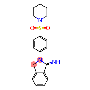 2-[4-(PIPERIDIN-1-YLSULFONYL)PHENYL]ISOINDOLIN-1-IMINE