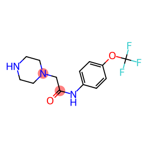 2-PIPERAZIN-1-YL-N-[4-(TRIFLUOROMETHOXY)PHENYL]ACETAMIDE