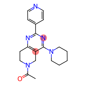 1-(4-PIPERIDIN-1-YL-2-PYRIDIN-4-YL-7,8-DIHYDRO-5H-PYRIDO[4,3-D]PYRIMIDIN-6-YL)-ETHANONE