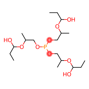 Phosphorous acid tris[2-(1-hydroxypropoxy)-2-methylethyl] ester