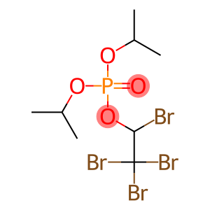 Phosphoric acid diisopropyl 1,2,2,2-tetrabromoethyl ester