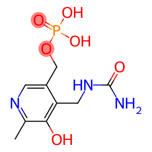 Phosphoric acid [5-hydroxy-6-methyl-4-(ureidomethyl)-3-pyridyl]methyl ester