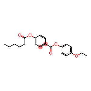 p-Hexanoyloxybenzoic acid p-ethoxyphenyl ester