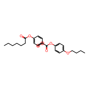 p-Heptanoyloxybenzoic acid p-butoxyphenyl ester