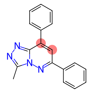 6-(Phenyl)-8-phenyl-3-methyl-1,2,4-triazolo[4,3-b]pyridazine