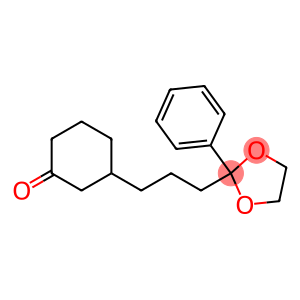 2-Phenyl-2-[3-(3-oxocyclohexyl)propyl]-1,3-dioxolane