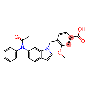 4-[6-(Phenylacetylamino)-1H-indol-1-ylmethyl]-3-methoxybenzoic acid