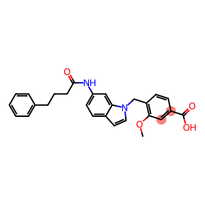 4-[6-(4-Phenylbutyrylamino)-1H-indol-1-ylmethyl]-3-methoxybenzoic acid