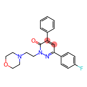 4-Phenyl-6-(4-fluorophenyl)-2-(2-morpholinoethyl)pyridazin-3(2H)-one