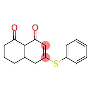 3-(Phenylthio)-4a,5,6,8a-tetrahydronaphthalene-1,8(4H,7H)-dione