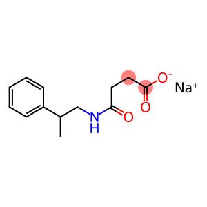3-[(2-Phenylpropyl)carbamoyl]propionic acid sodium salt