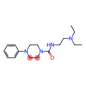 4-Phenyl-N-(2-diethylaminoethyl)piperazine-1-carboxamide