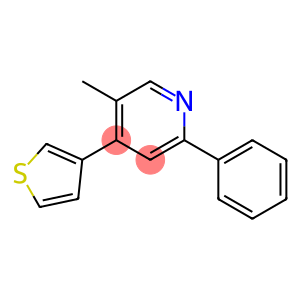 2-Phenyl-4-(3-thienyl)-5-methylpyridine