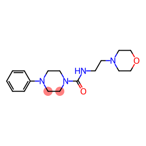 4-Phenyl-N-(2-morpholinoethyl)piperazine-1-carboxamide