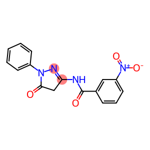 1-Phenyl-3-(3-nitrobenzoylamino)-5(4H)-pyrazolone