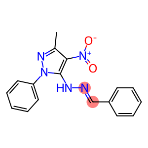 1-(1-Phenyl-3-methyl-4-nitro-1H-pyrazol-5-yl)-2-benzylidenehydrazine