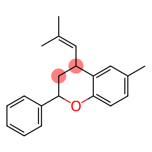 2-Phenyl-4-(2-methyl-1-propenyl)-6-methylchroman