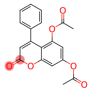 4-(Phenyl)-5,7-diacetoxycoumarin