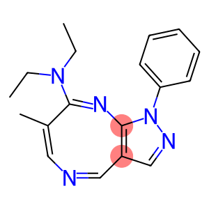 1-Phenyl-7-methyl-8-(diethylamino)-1H-pyrazolo[3,4-b][1,5]diazocine