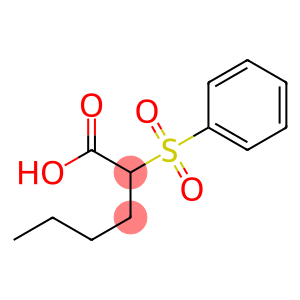 2-Phenylsulfonylhexanoic acid