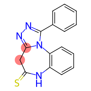 1-Phenyl-4H-[1,2,4]triazolo[4,3-a][1,5]benzodiazepine-5(6H)-thione