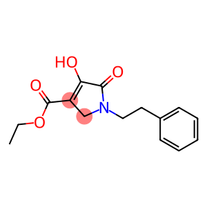 1-(2-Phenylethyl)-2,5-dihydro-4-hydroxy-5-oxo-1H-pyrrole-3-carboxylic acid ethyl ester