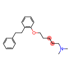 5-[2-(2-Phenylethyl)phenoxy]-N,N-dimethylpentan-1-amine