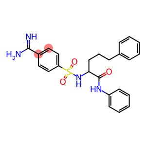 4-[[4-Phenyl-1-(phenylaminocarbonyl)butyl]aminosulfonyl]benzamidine