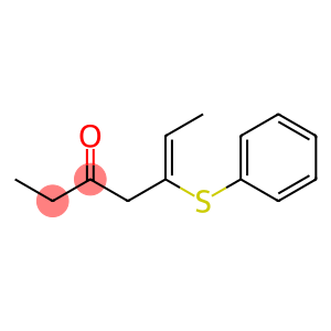 5-(Phenylthio)-5-hepten-3-one