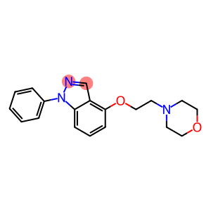 1-Phenyl-4-[2-morpholinoethoxy]-1H-indazole