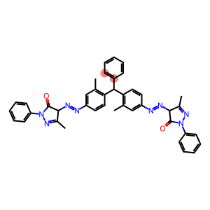 4,4'-[(Phenylmethylene)bis[(3-methyl-4,1-phenylene)azo]]bis(2,4-dihydro-5-methyl-2-phenyl-3H-pyrazol-3-one)