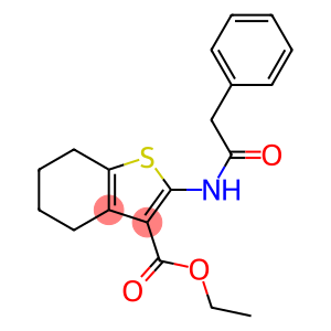 2-[(Phenylacetyl)amino]-4,5,6,7-tetrahydrobenzo[b]thiophene-3-carboxylic acid ethyl ester