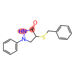 1-Phenyl-4-benzylthiopyrazolidin-3-one