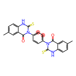 3,3'-(1,4-Phenylene)bis[1,2-dihydro-6-methyl-2-thioxoquinazolin-4(3H)-one]