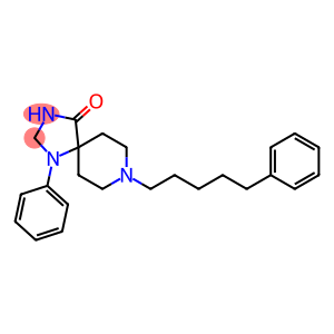 1-Phenyl-8-(5-phenylpentyl)-1,3,8-triazaspiro[4.5]decan-4-one