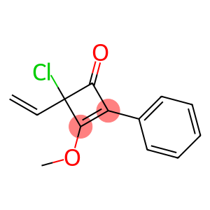 2-Phenyl-4-vinyl-4-chloro-3-methoxycyclobuta-2-en-1-one