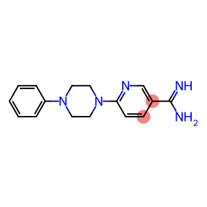 6-(4-phenylpiperazin-1-yl)pyridine-3-carboximidamide