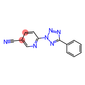 6-(5-phenyl-2H-1,2,3,4-tetrazol-2-yl)pyridine-3-carbonitrile