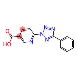 6-(5-phenyl-2H-1,2,3,4-tetrazol-2-yl)pyridine-3-carboxylic acid