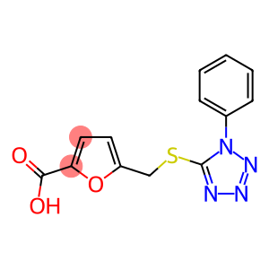 5-{[(1-phenyl-1H-1,2,3,4-tetrazol-5-yl)sulfanyl]methyl}furan-2-carboxylic acid