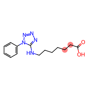 7-[(1-phenyl-1H-tetrazol-5-yl)amino]heptanoic acid