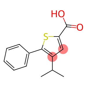 5-phenyl-4-(propan-2-yl)thiophene-2-carboxylic acid